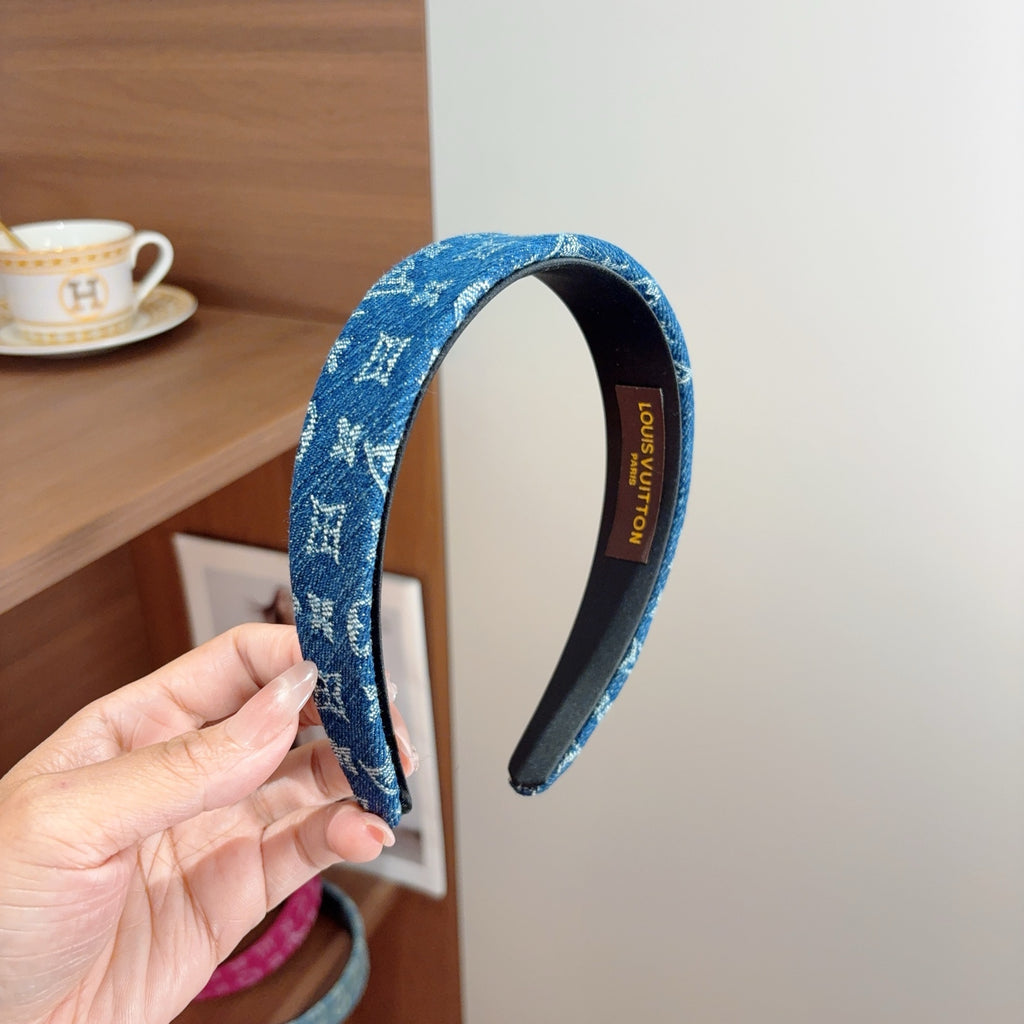 LOUIS VUITTON Denim Headband