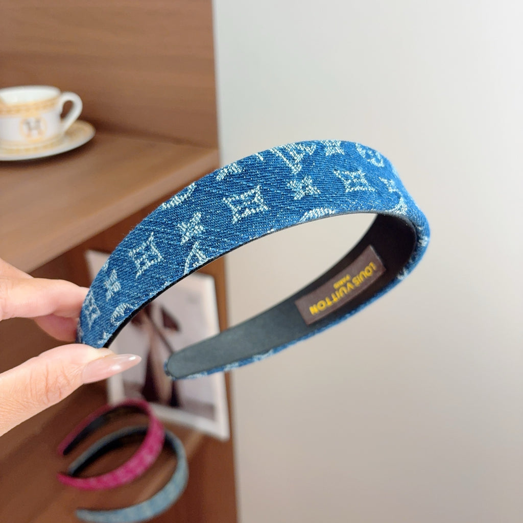 LOUIS VUITTON Denim Headband
