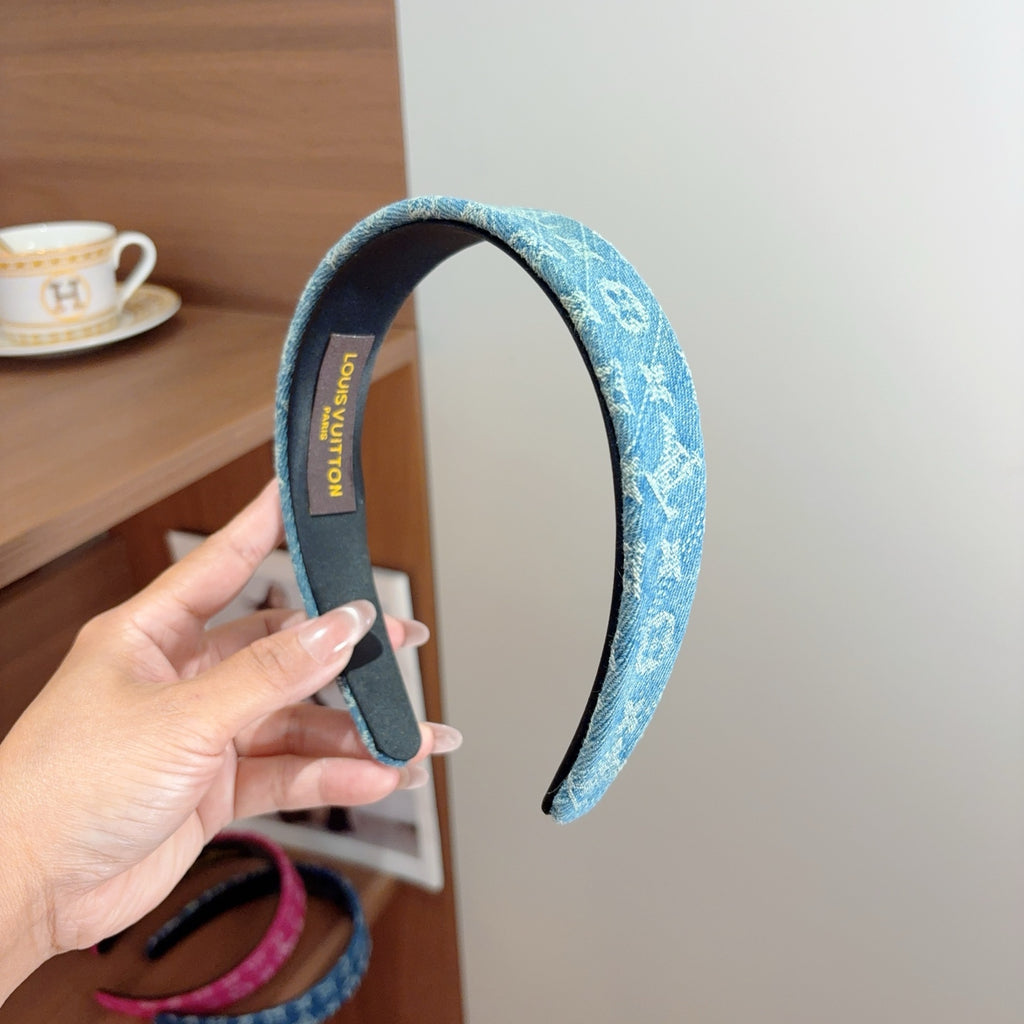 LOUIS VUITTON Denim Headband