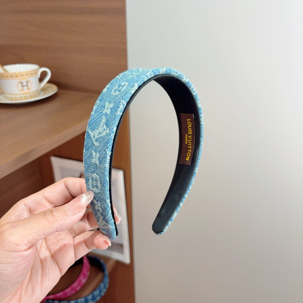LOUIS VUITTON Denim Headband