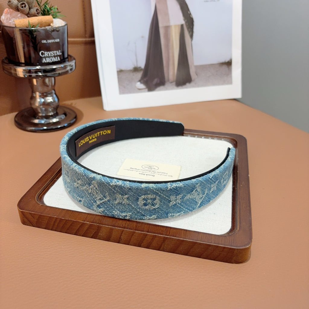 LOUIS VUITTON Denim Headband