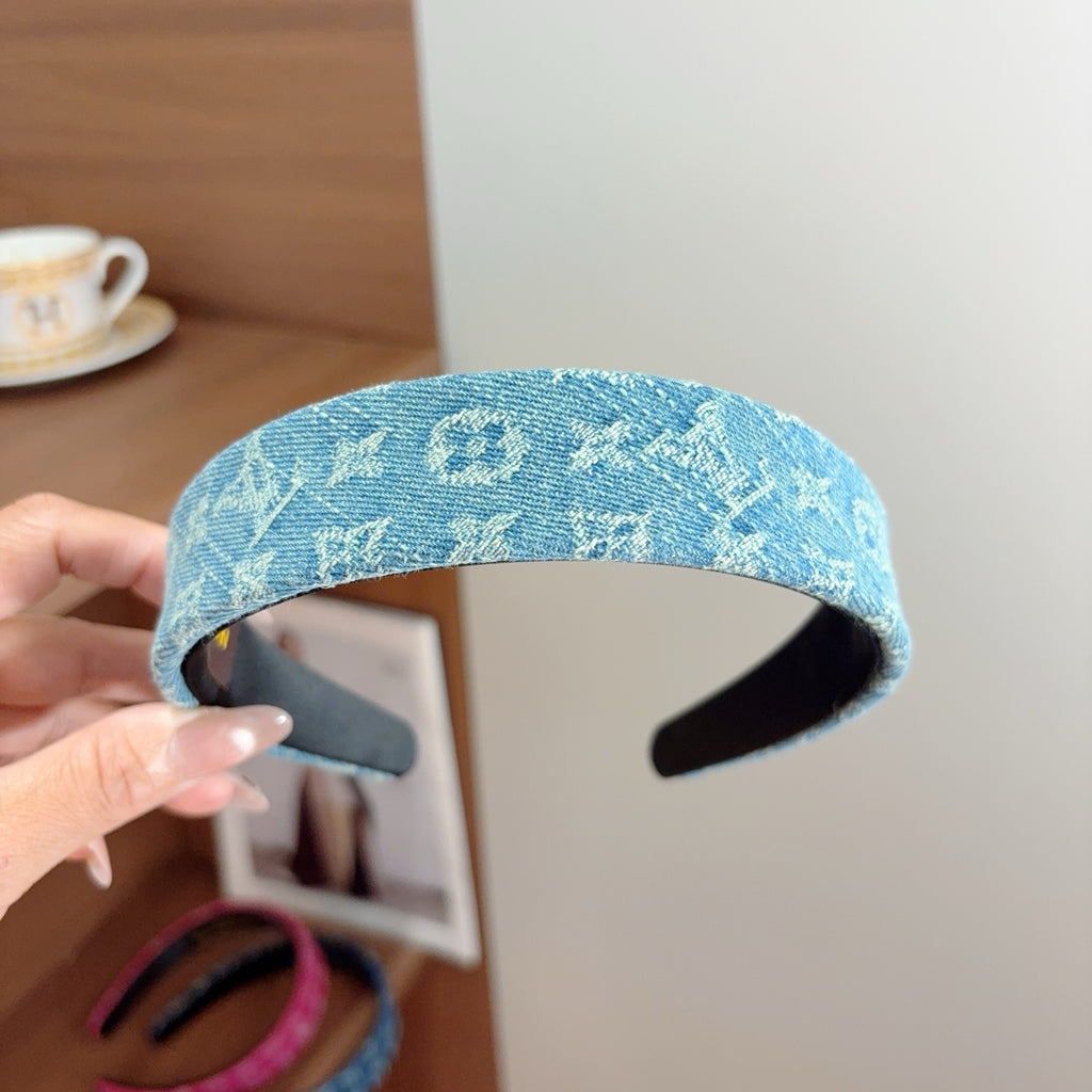 LOUIS VUITTON Denim Headband