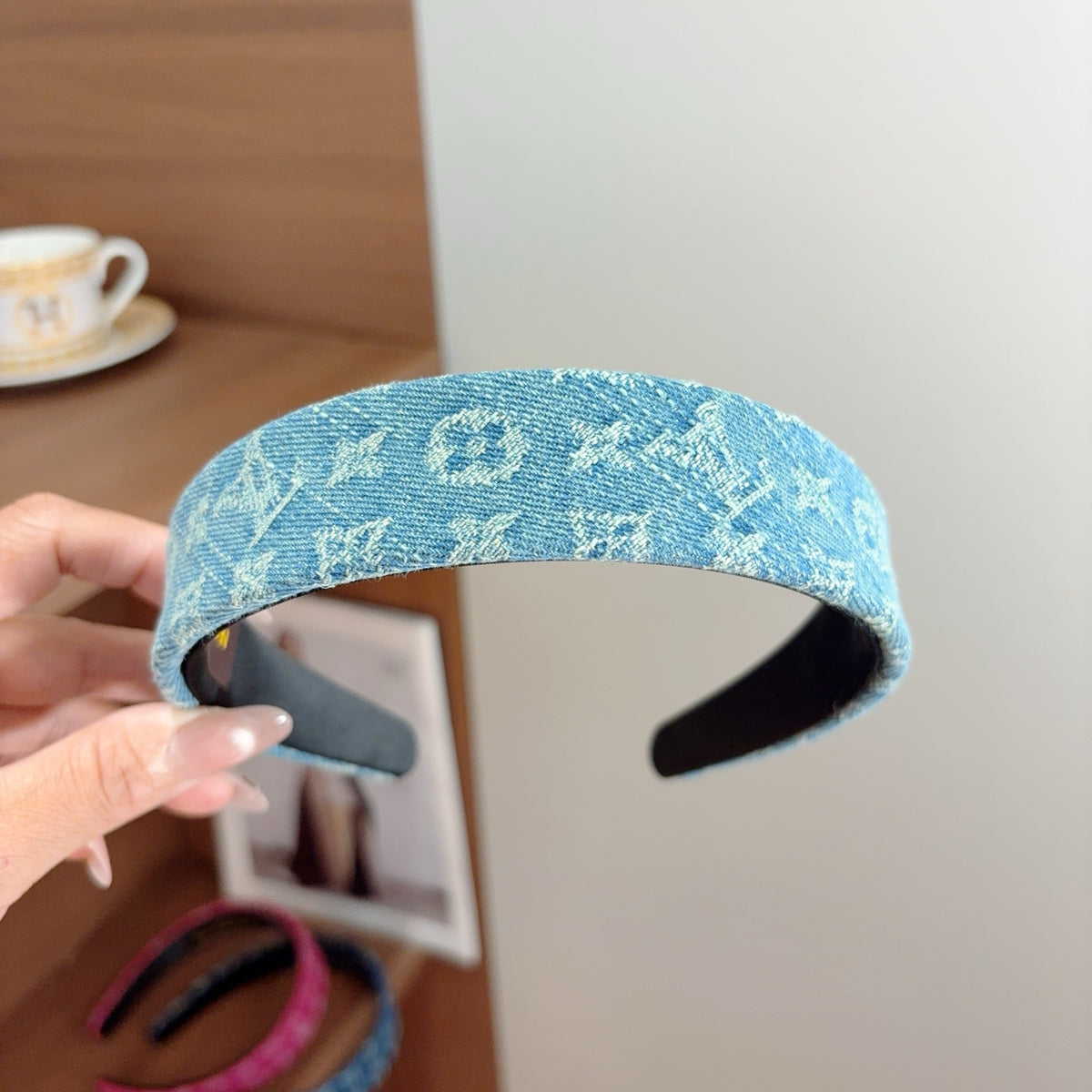 LOUIS VUITTON Denim Headband