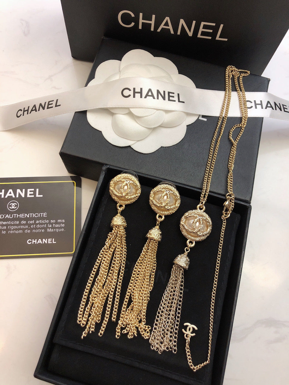 CHANEL Tassel Necklace