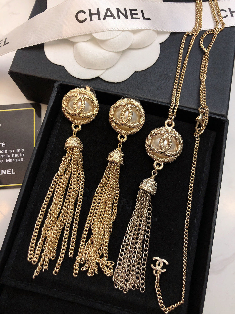 CHANEL Tassel Necklace