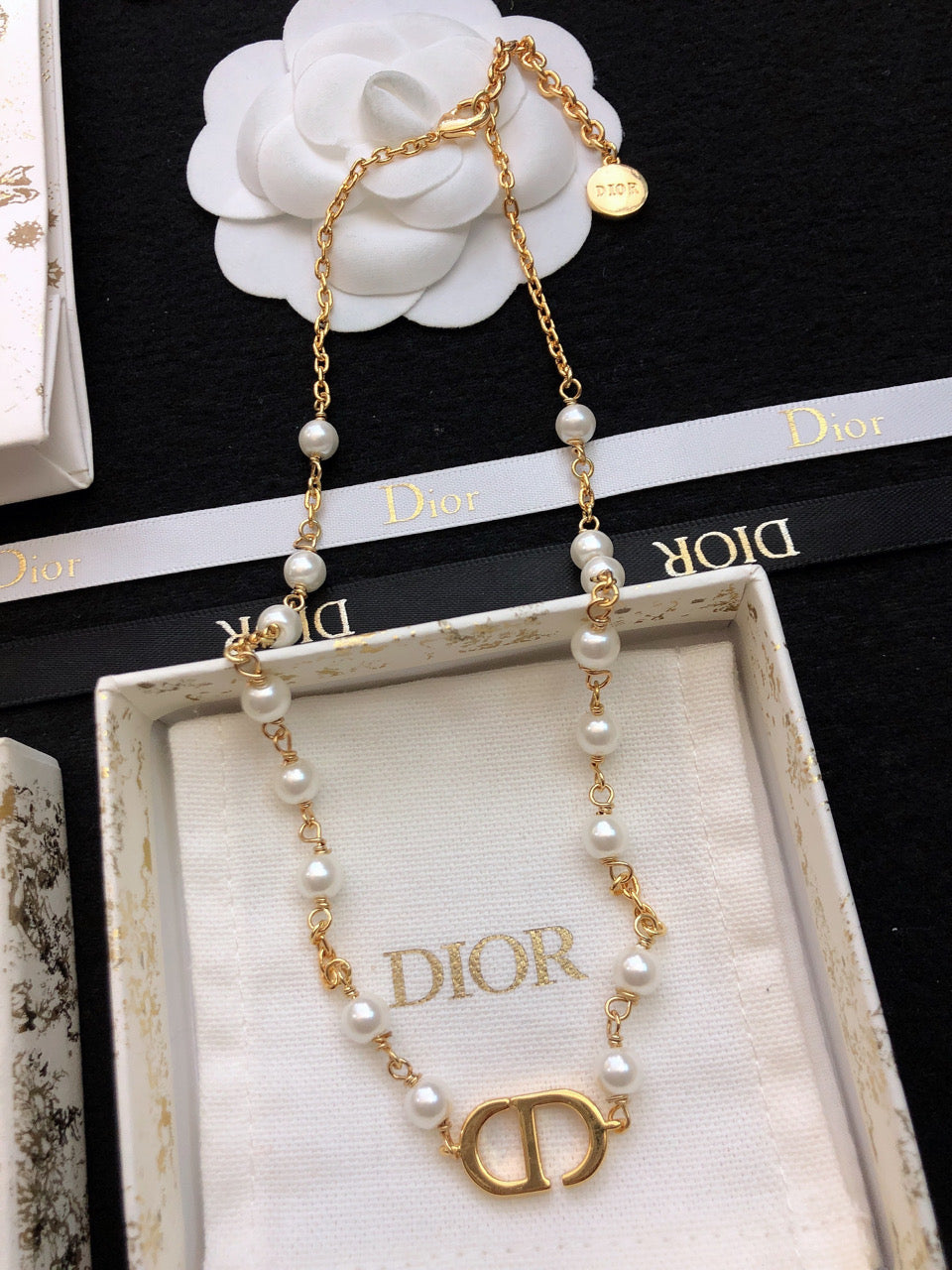 DIOR Pearl Vintage Necklace
