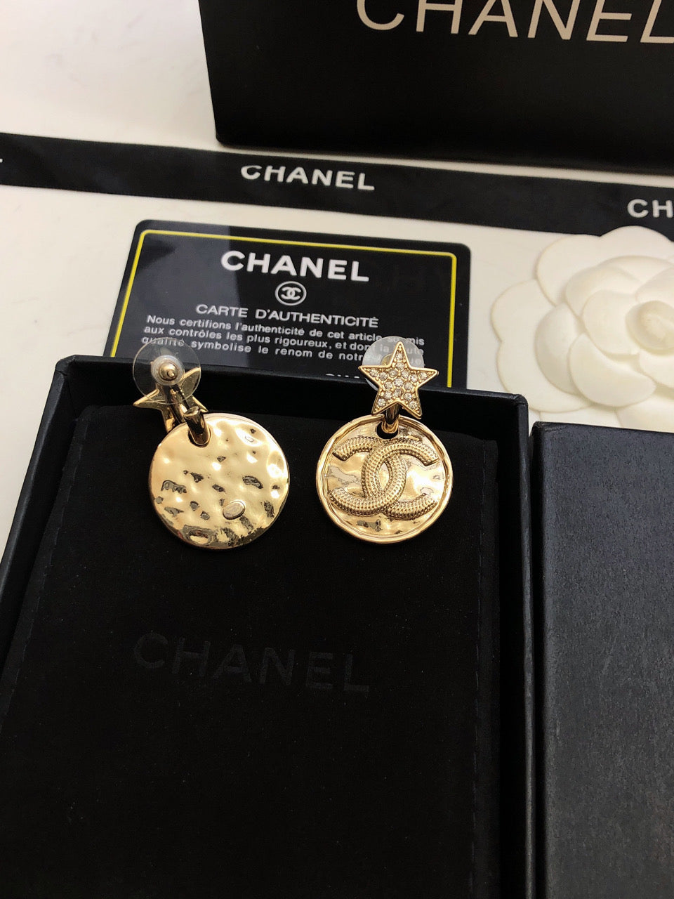 CHANEL Pearl Double-C Earrings