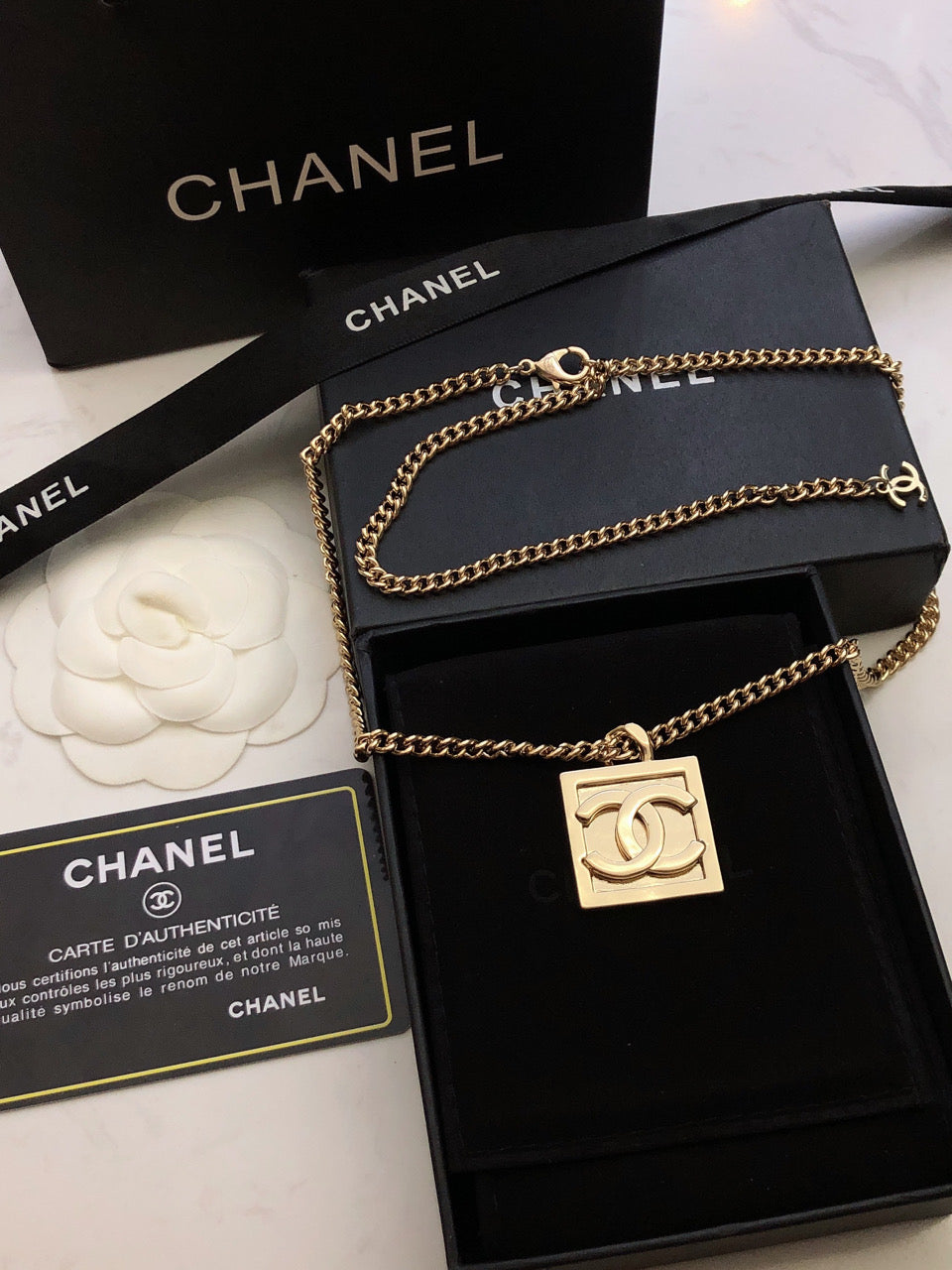 CHANEL Double-C Choker Necklace