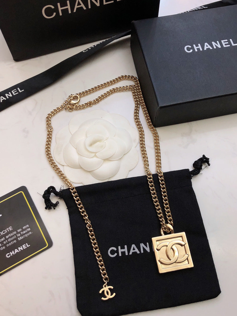 CHANEL Double-C Choker Necklace
