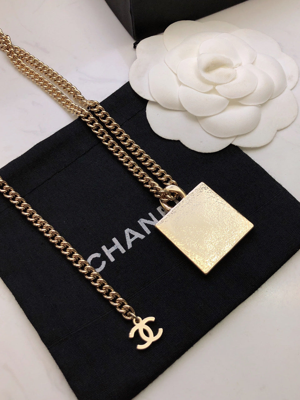 CHANEL Double-C Choker Necklace