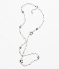 CHANEL Pearl Crystal Double-C Long Necklace