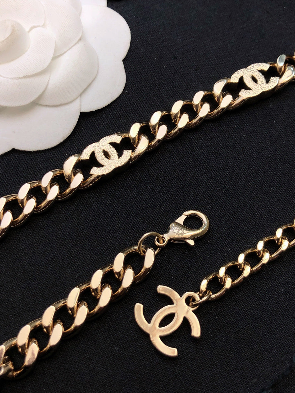 CHANEL Enamel Earrings