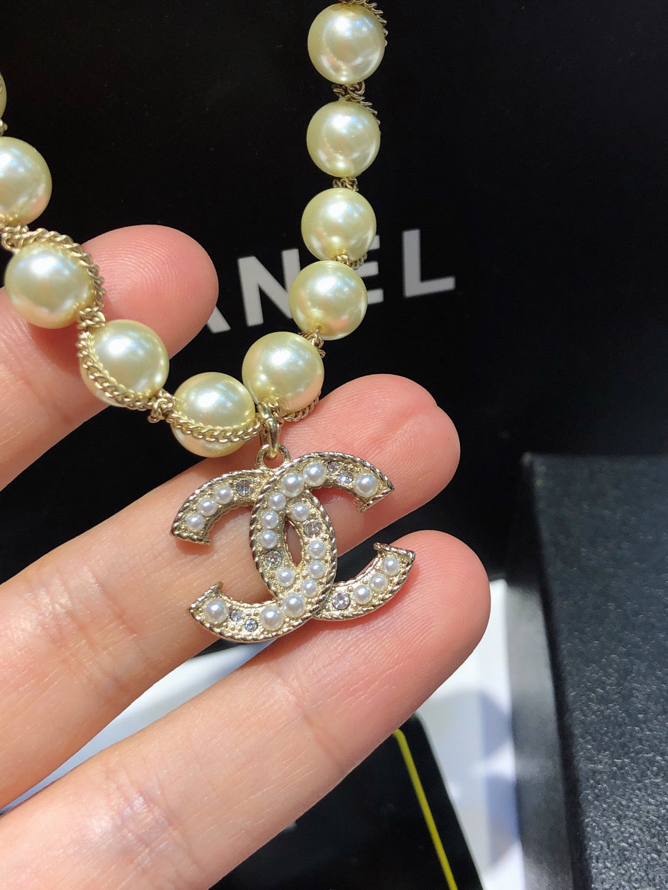 CHANEL Pearl Double-C Necklace