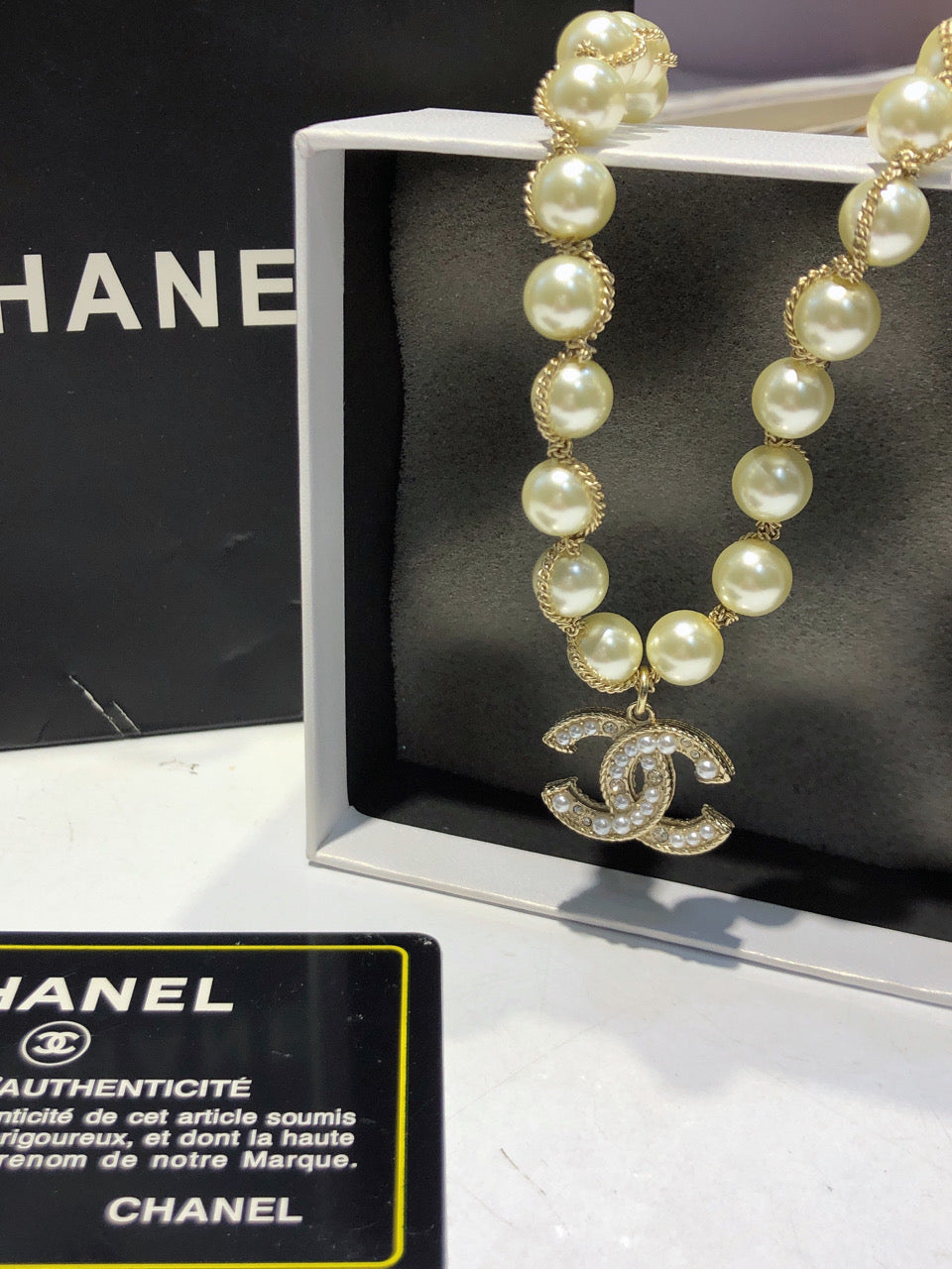 CHANEL Pearl Double-C Necklace