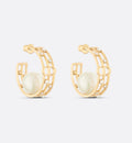 DIOR Pearl Crystal Earrings
