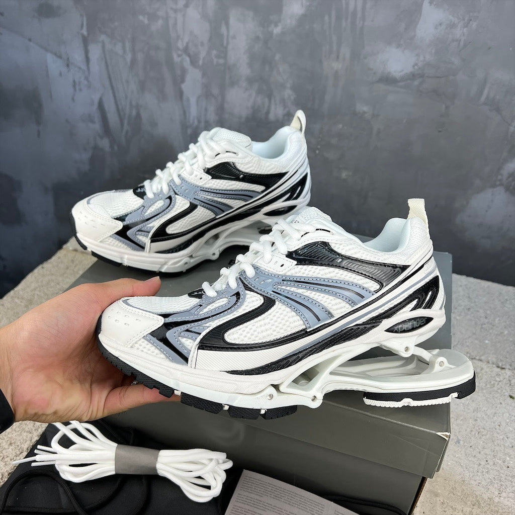 Balenciaga X-Pander Sneakers with Sculpted Open-Cage Heel