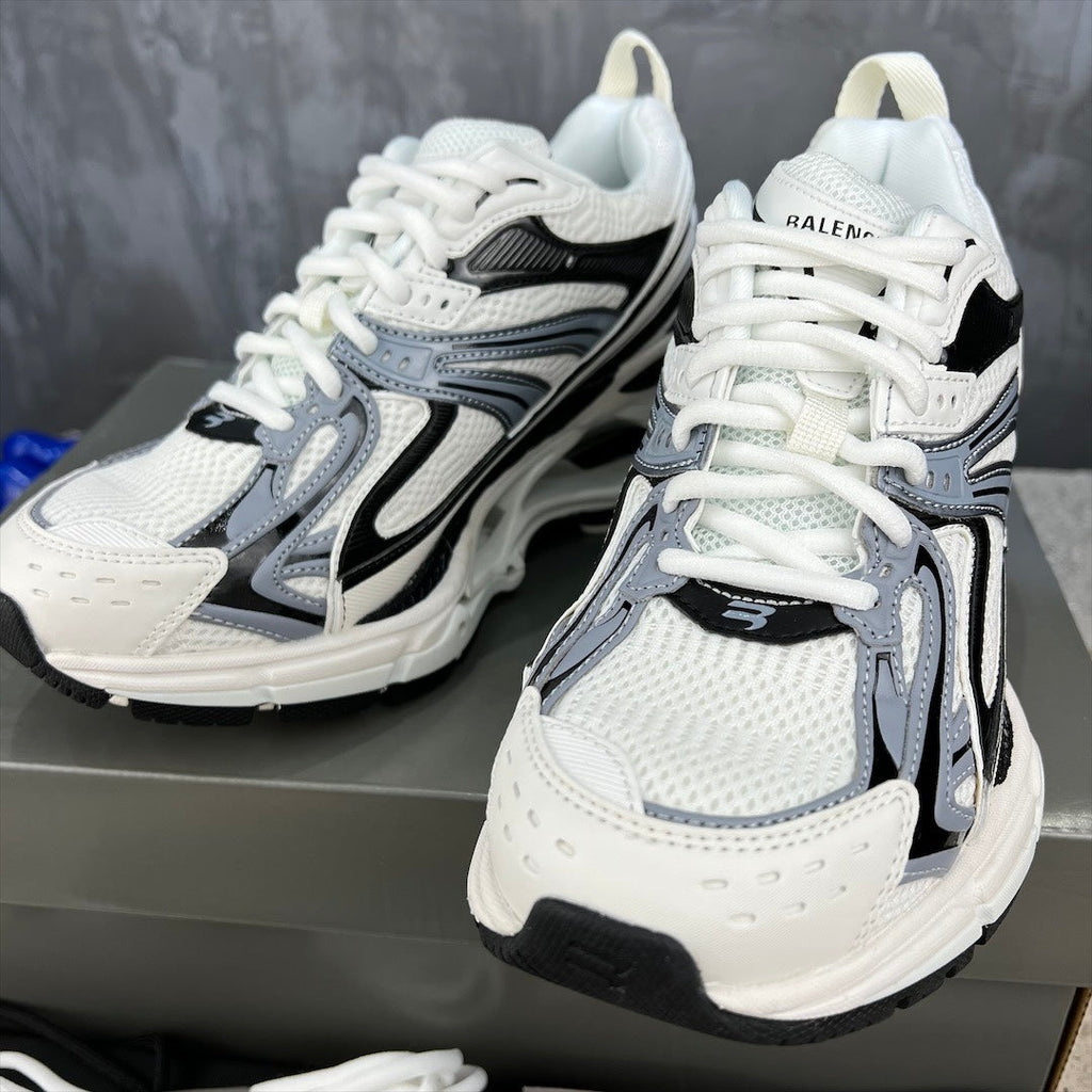 Balenciaga X-Pander Sneakers with Sculpted Open-Cage Heel