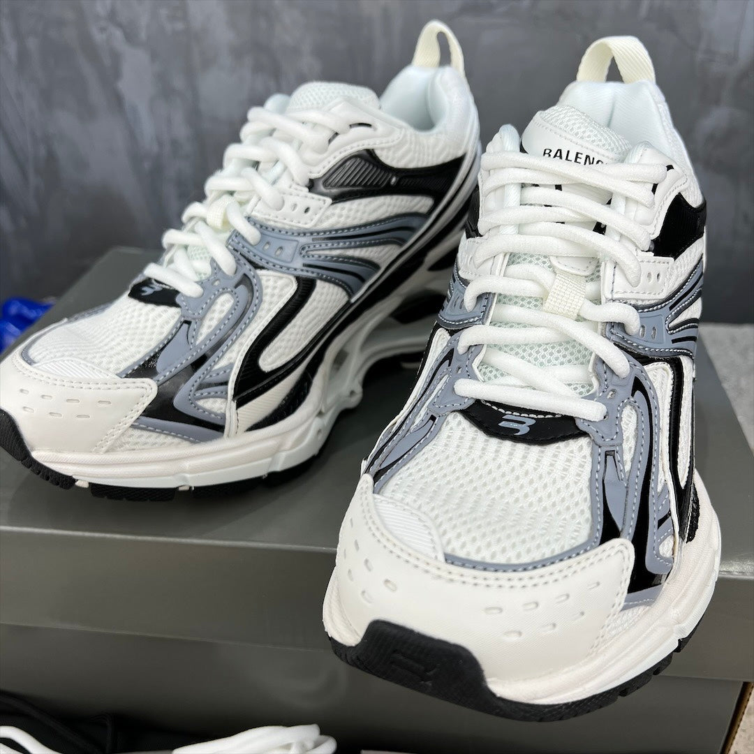 Balenciaga X-Pander Sneakers with Sculpted Open-Cage Heel