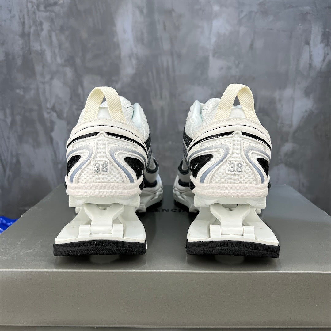 Balenciaga X-Pander Sneakers with Sculpted Open-Cage Heel