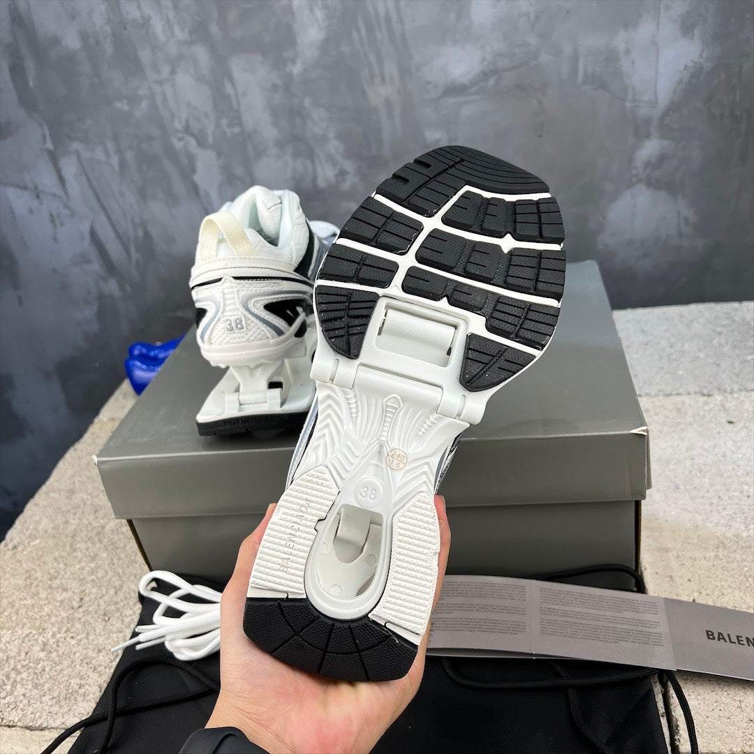 Balenciaga X-Pander Sneakers with Sculpted Open-Cage Heel