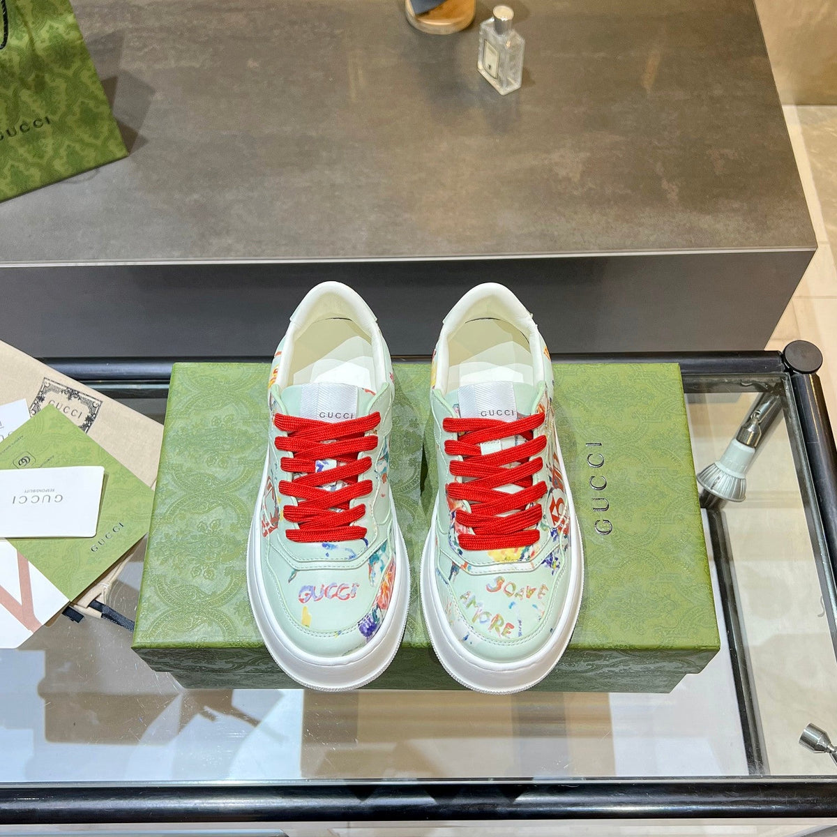 Gucci Ace Low-Top Sneakers | Web Stripe