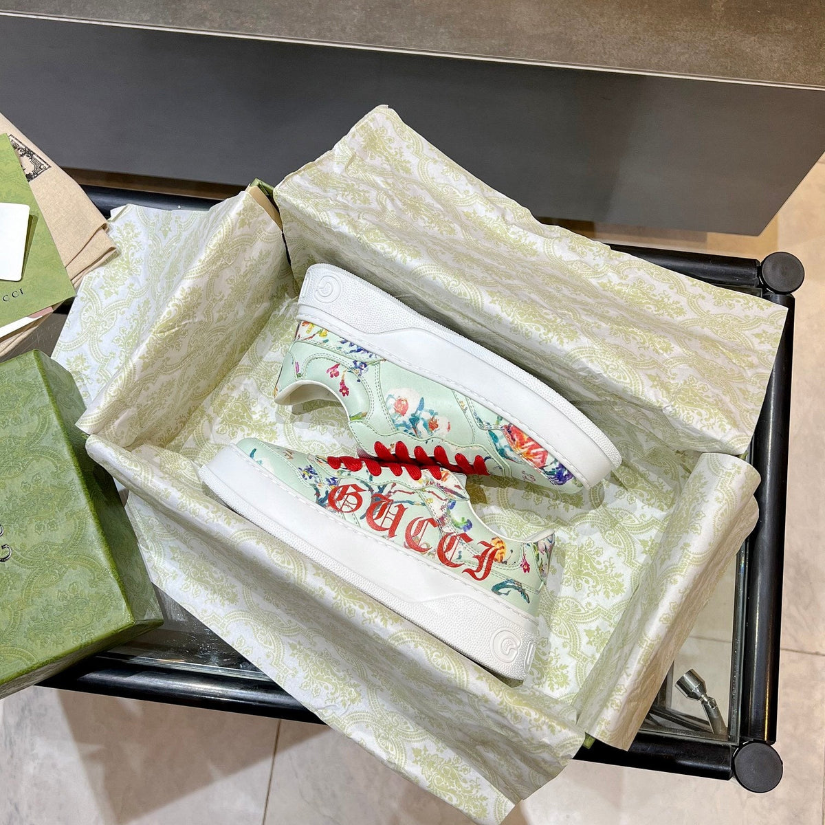 Gucci Ace Low-Top Sneakers | Web Stripe